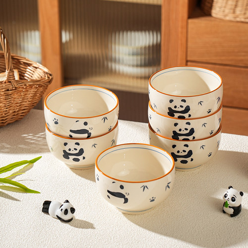 舍里可爱亲子碗米饭碗吃饭碗