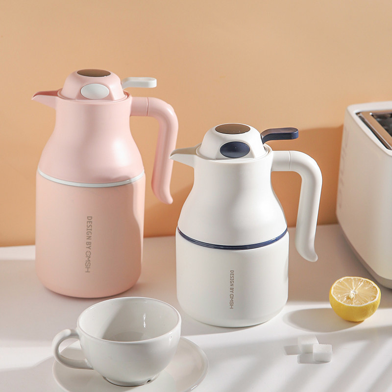 舍里304不锈钢保温壶暖水壶家用办公室高档智能显温热水壶保温瓶