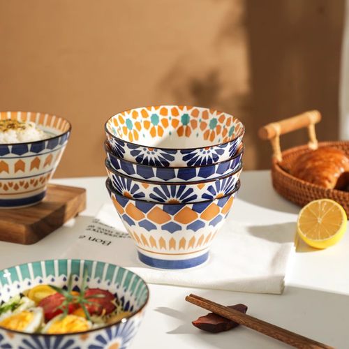 舍里波西米亚陶瓷斗笠碗