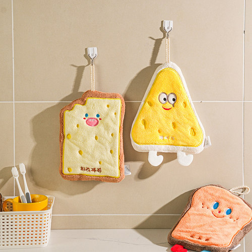 舍里卡通萌趣挂式擦手巾抹布