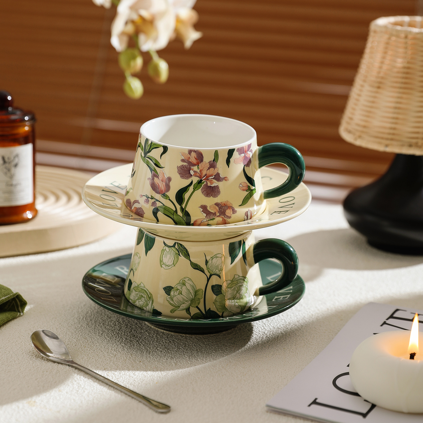 舍里高档下午茶咖啡杯碟组合