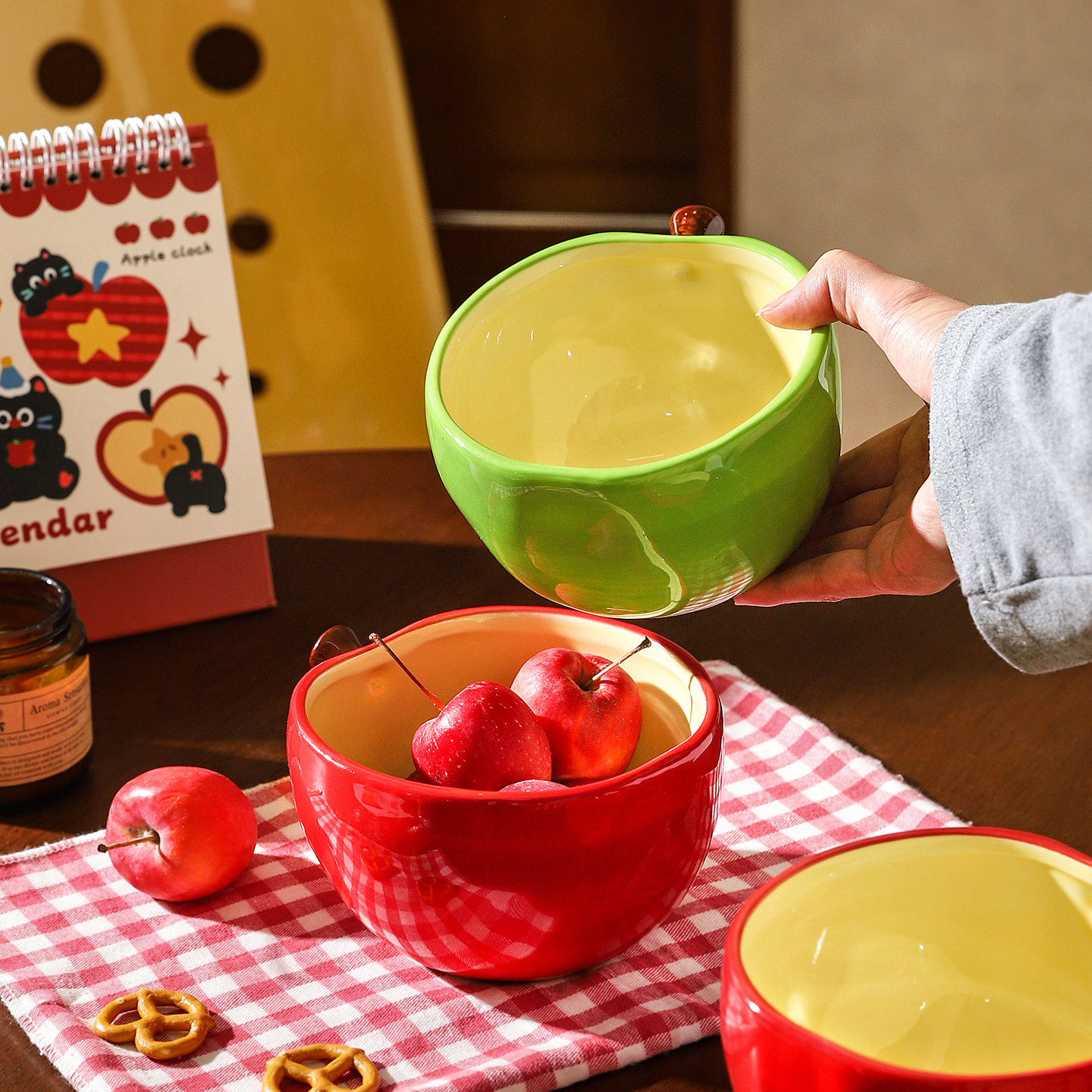 舍里可爱甜品碗燕麦早餐碗