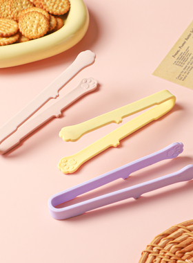 舍里可爱ins硅胶猫爪夹薯片零食夹子不脏手厨房食品夹食物夹冰夹