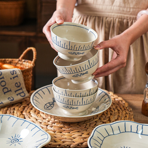 舍里陶瓷餐具套装菜盘子吃饭碗