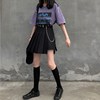 Pleated skirt Short skirt Paige black skirt A word skirt 2019 new pattern Show thin Pompous skirt student summer