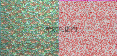 新款大祥云底纹精雕图灰度浮雕图精品云朵满云底大背板1424x1368