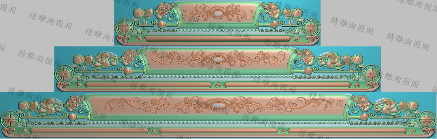 精雕图鸳鸯貔貅龙头寿字脑浮雕洋花寿桃财源兰亭序沙发靠头脑3个