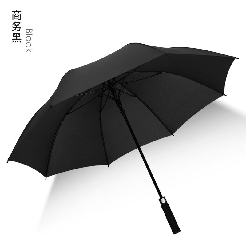 双人超大号防水套坚固抗风暴长柄直杆高尔夫伞定制雨伞自动商EW92