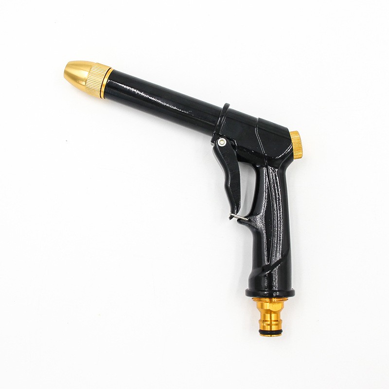 全金属高压洗车水枪头家用水抢增压冲洗强力汽车洗地喷水喷头ZX28