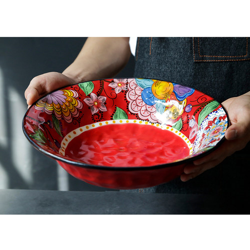 创意新年零食碗大号酸菜鱼碗