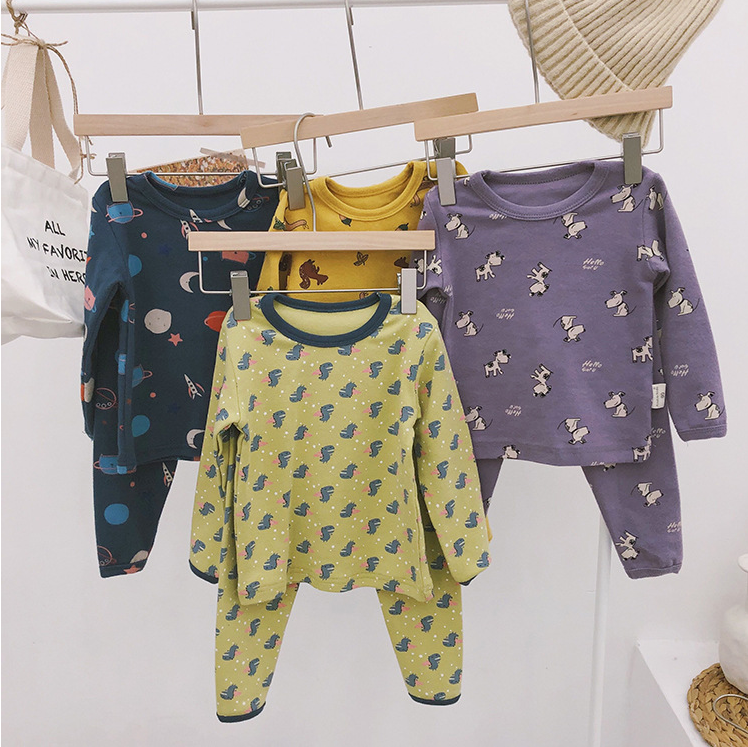 男女童印卡通家居服套装纯棉A类