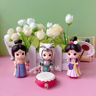 灿若繁星 遇见长安 ［承辉杂货铺］正版 散货古风潮玩盲盒手办公仔