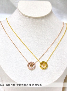 其他钛钢锁骨链通用罗马项链