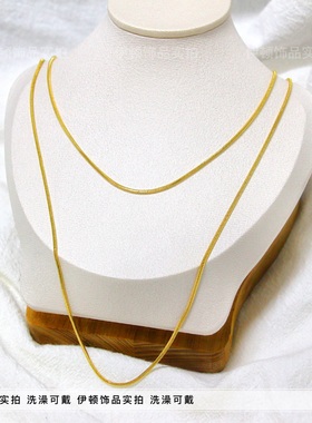 其他钛钢蛇骨链通用长款毛衣链