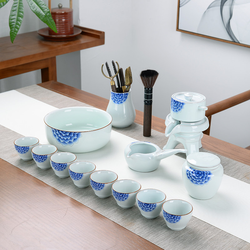 功夫茶具套装2026新款个人专用高端泡茶轻奢高档高端大气官窑全套