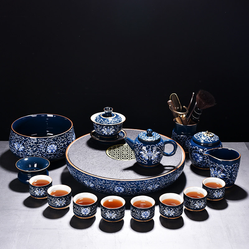 珐琅彩瓷器功夫茶具套装2026新款喝茶杯轻奢高档高端大气泡茶器具