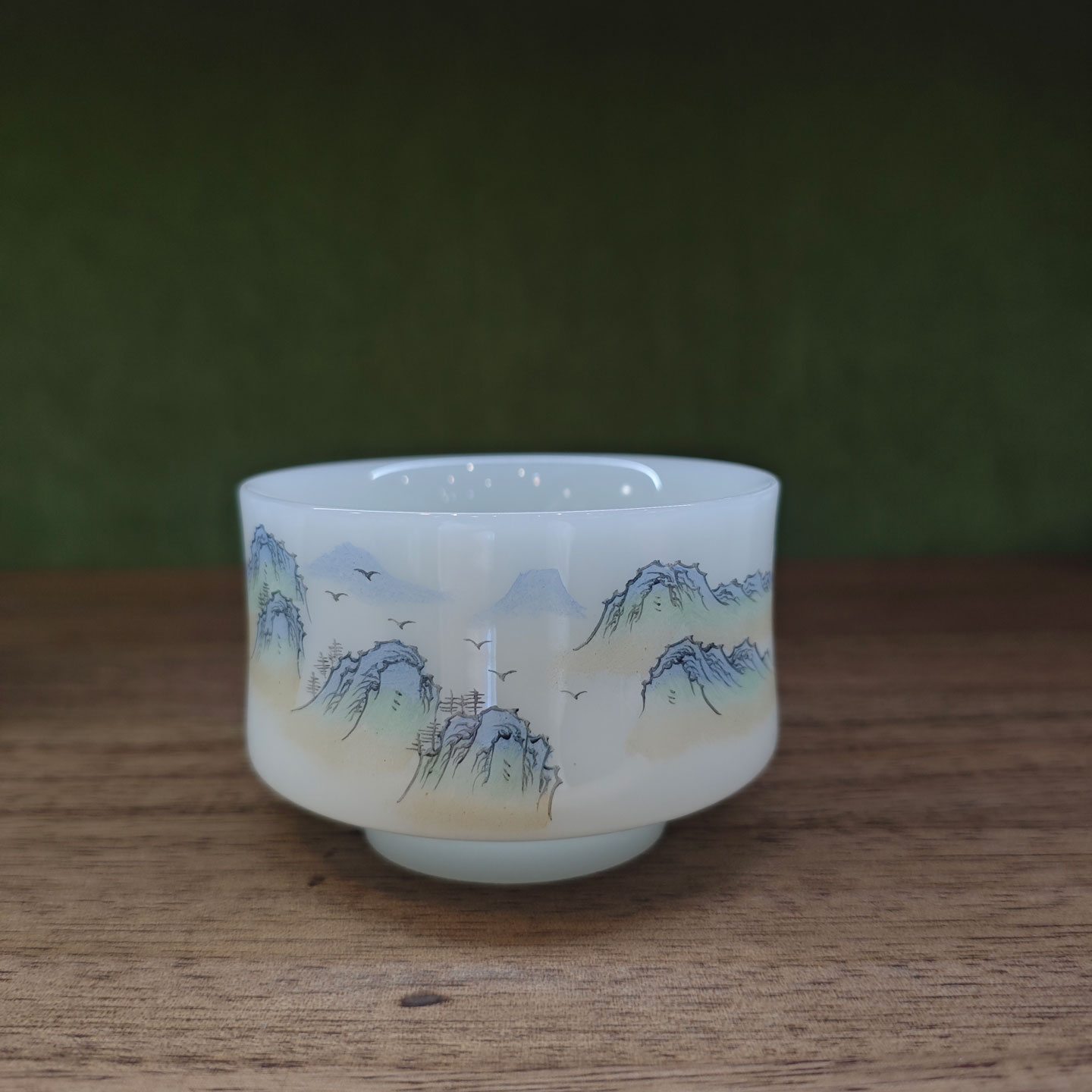 将军杯又见青绿品茗杯手绘陶瓷茶具居家品茗轻奢雅致功夫茶居家雅