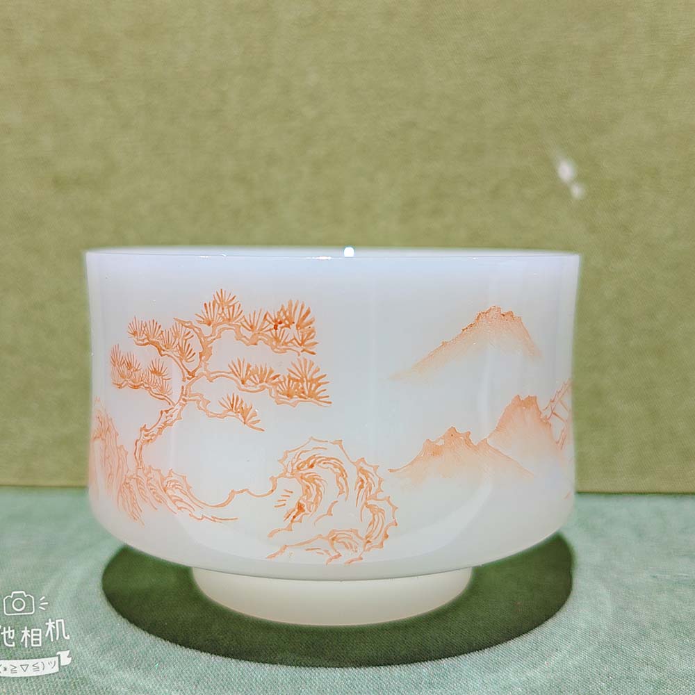 将军杯鸿运当头品茗杯手绘陶瓷茶具居家品茗轻奢雅致功夫茶居家雅
