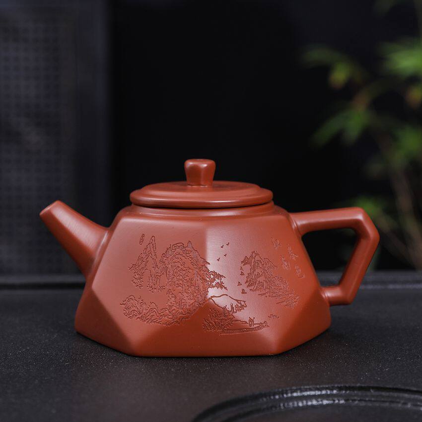 钻石江南春色手绘陶瓷茶具居家品茗轻奢雅致功夫茶器茶道套装精品