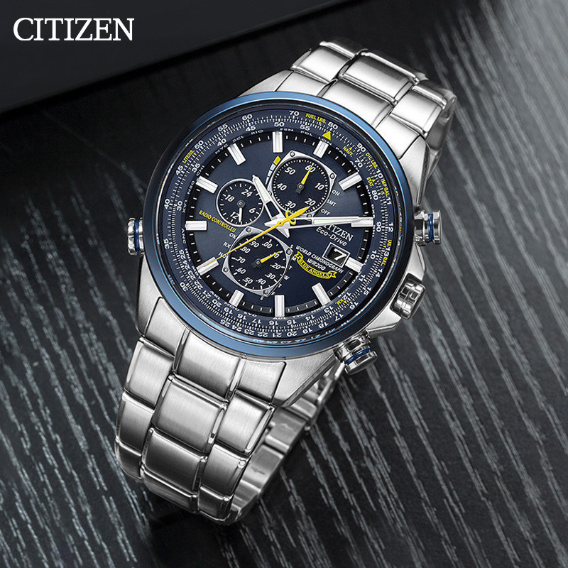 Citizen watch Light energy Men's watches quality goods Waves quartz watch Air Blue Angel AT8020in the Wristwatch , Japan Korea Watch category - from Buy2taobao.com to provide professional Taobao agent buy service