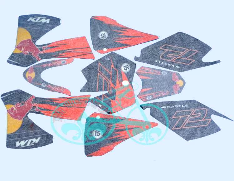 ԽҰĦÍгµÅä¼þ²¨ËÙ¶ûT8 170 189 KTM È«³µÌù3M·ÀË®Ìù»¨ÌùÖ½ÌùĤ