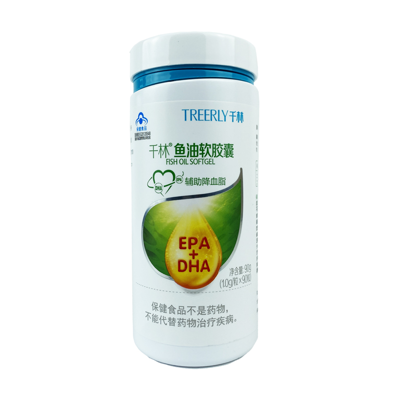 临期商品 千林鱼油软胶囊90粒装DHA+EPA24年4月到期