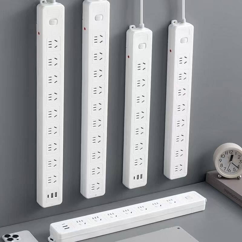 Шкаф PDU защита от перегрузки главный выключатель power strip быстрая зарядка через USB бытовая многопозиционная power strip розетка высокой мощности Изображение 1