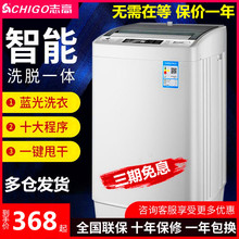 志高洗衣机全自动家用6.5/8/10公斤租房宿舍小型大容量波轮洗衣机