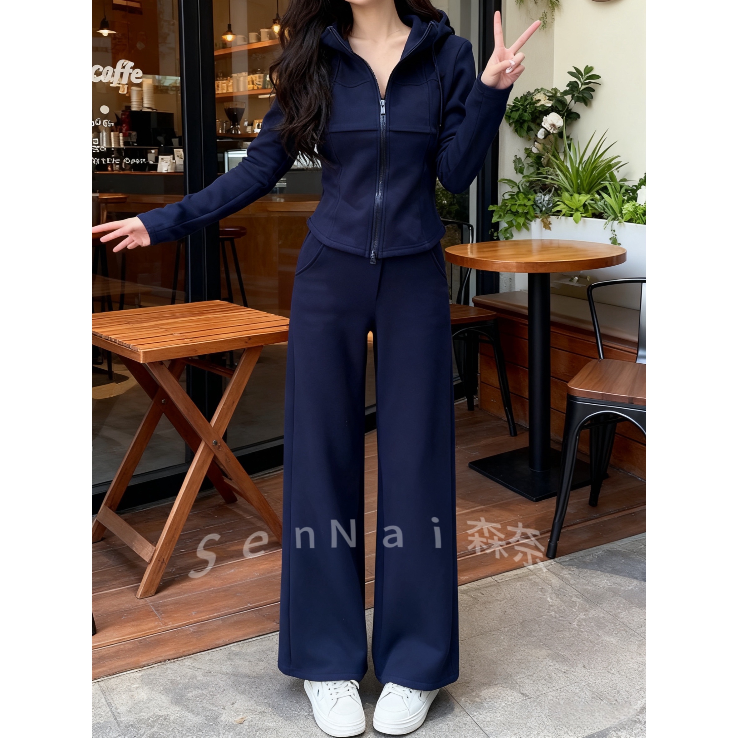 休闲高级运动套装2025冬季新款