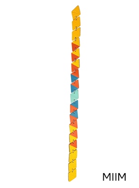 MIIMXsome trianglesNO·5夸张艺术气质牛皮耳环纯银耳饰复古