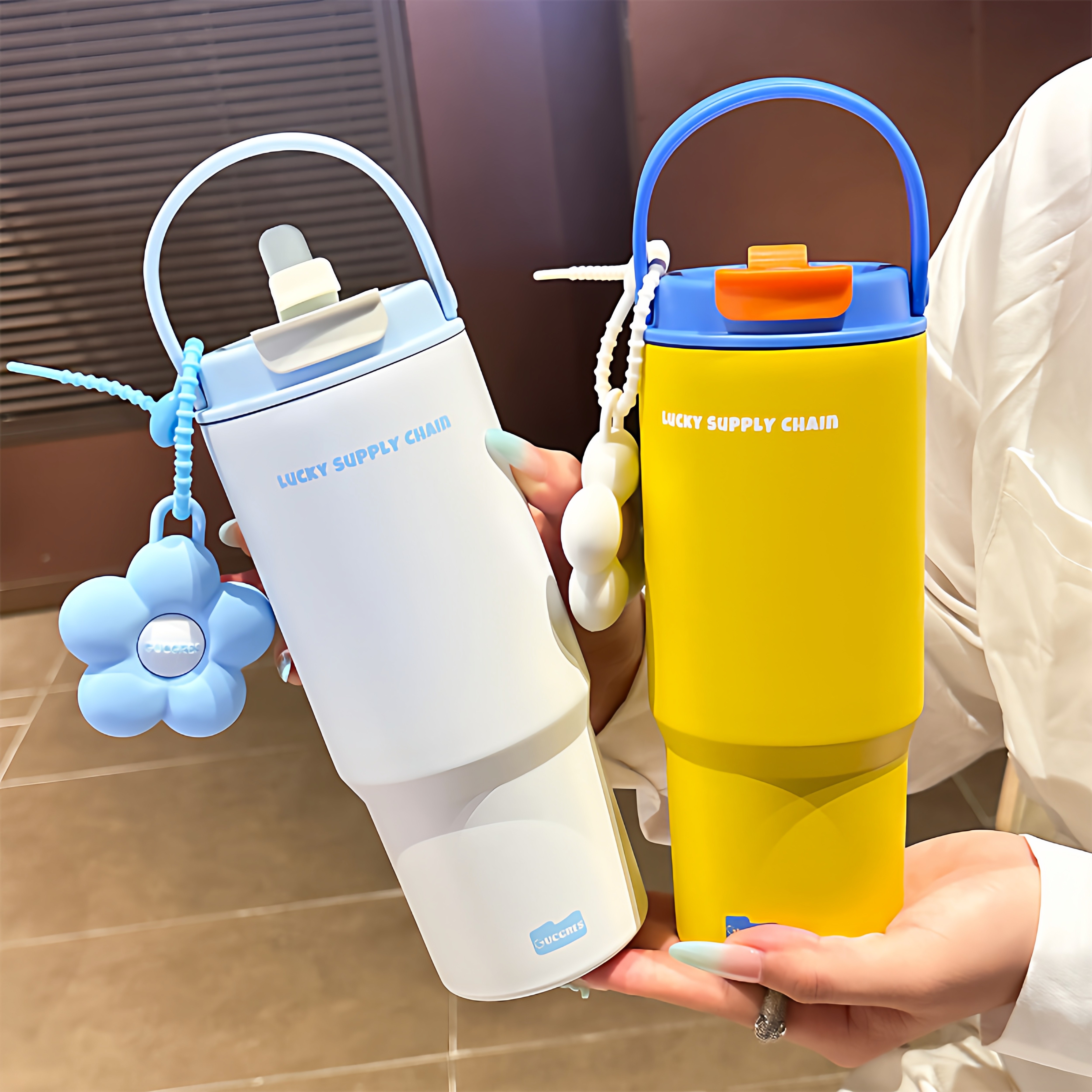 保温杯女生大容量冰霸杯外带提手水壶新款车载吸管杯学生水杯子男,餐饮具,保冷/保温杯,淘宝优惠券,粉丝福利购,淘宝优惠卷