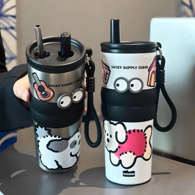 耐酸！耐碱！耐腐蚀！覆陶保温杯