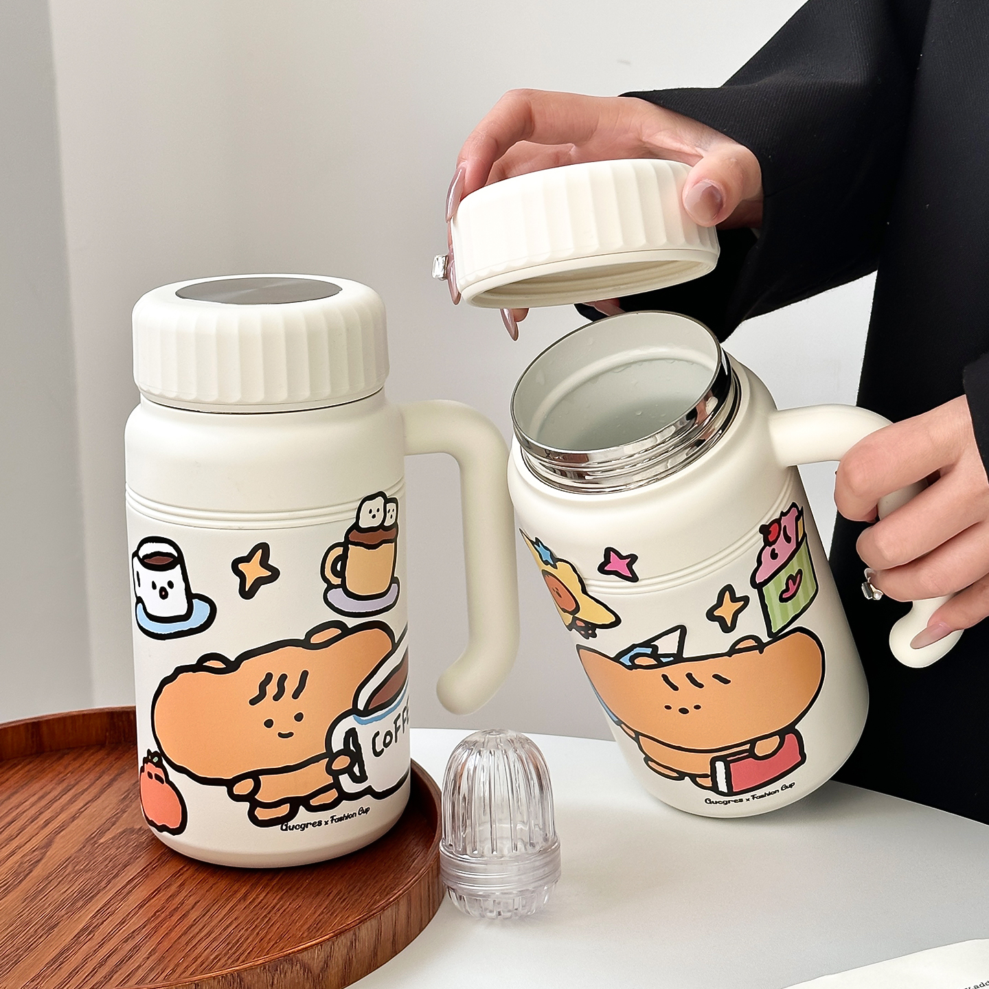 办公室吨吨喝水保温杯