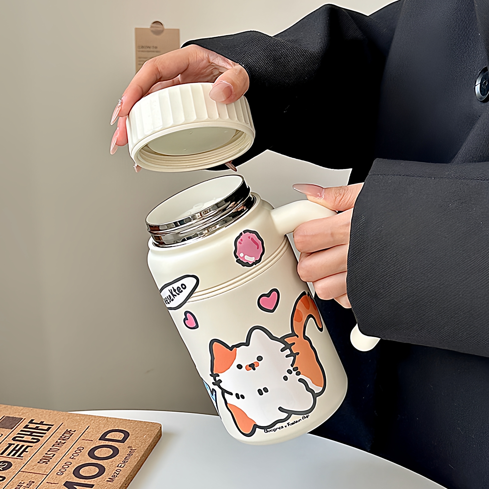 吨吨畅饮~大口径泡茶杯