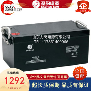 圣阳蓄电池SP12-245/12V245AH/12V250AH机房UPS12伏245安时蓄电池