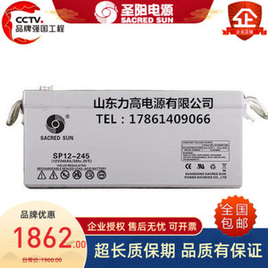圣阳蓄电池12V245AH可代替12V250AH机房EPS供电 圣阳SP12-245电源