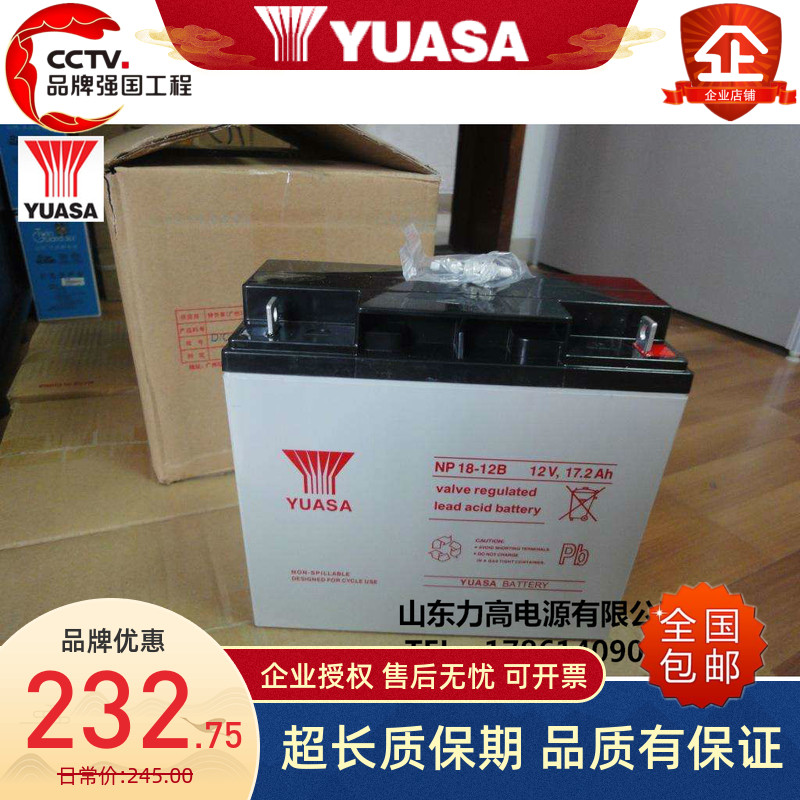 yuasa照明应急汤浅蓄电池