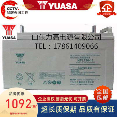 汤浅YUASA蓄电池NPL120-12 12V120AH直流屏UPS长寿命免维护蓄电池