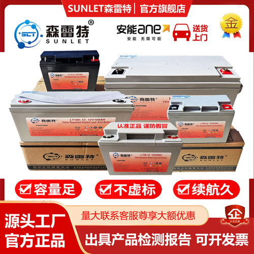 【官方厂家】SUNLET森雷特蓄电池