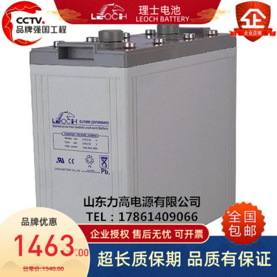 理士蓄电池 2v1200AH通讯基站船舶电瓶 DJ1200大容量发电厂蓄电池