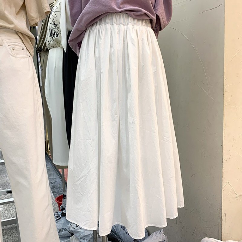 Dongguk door 2020 summer new pattern white Paige leisure time skirt Mid length versionin the Women's clothing/Boutique , Skirts  category - from Buy2taobao.com to provide professional Taobao agent buy service