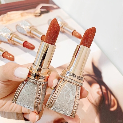 思薇娜蝴蝶结口红持久不掉色