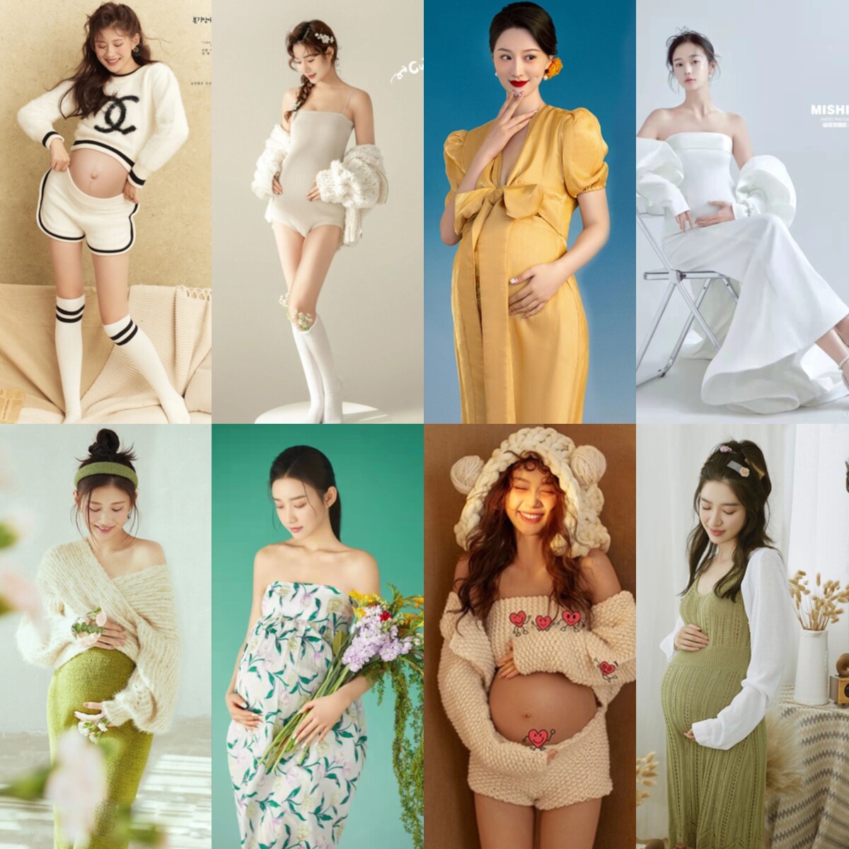 影楼孕妇拍照服装孕妈摄影写真艺术照礼服孕妇主题服饰小清新新款