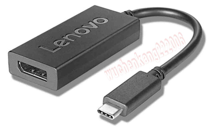 联想USB3.1原装type-c转dp线母转换线电脑显示器苹果笔记本雷电