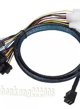 全新Mini SAS线12G阵列卡8643转1分4xSAS 8482服务器硬盘数据线