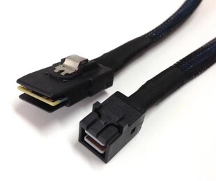 SFF-8087转8643服务器背板Mini sas线阵列卡90度弯头转接线12G-6G