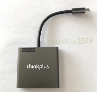 usbhub转换器雷电3拓展坞 VGA c转hdmi 联想ThinkPlus扩展坞Type