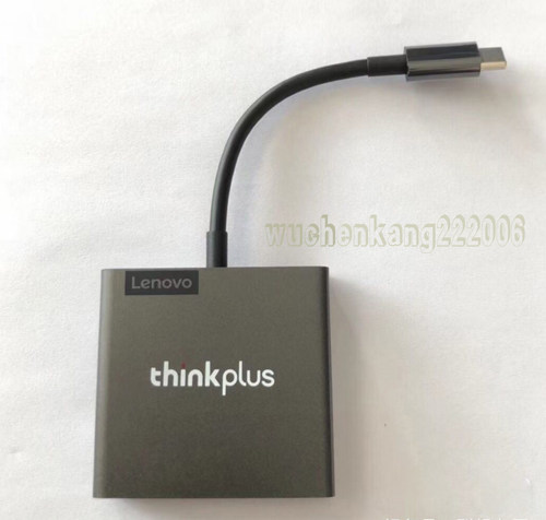 联想扩展坞Type-c转hdmi+VGA+usb
