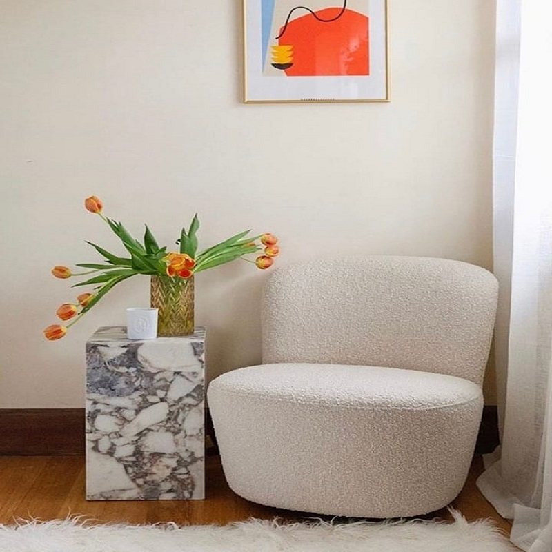 北欧天然大理石大象白客厅玄关立柱墩雕塑展示台底座桌脚装饰摆件