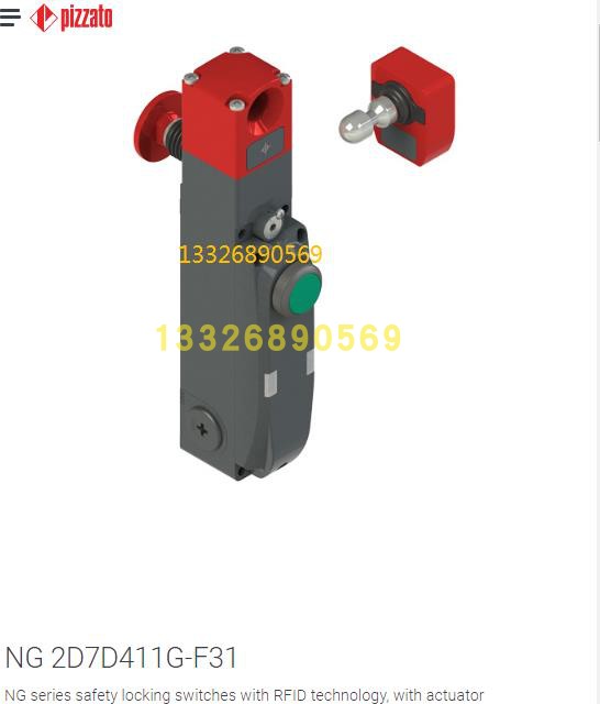 NG 2D7D411G-F31 pizzato 电子元器件市场 微动开关 原图主图